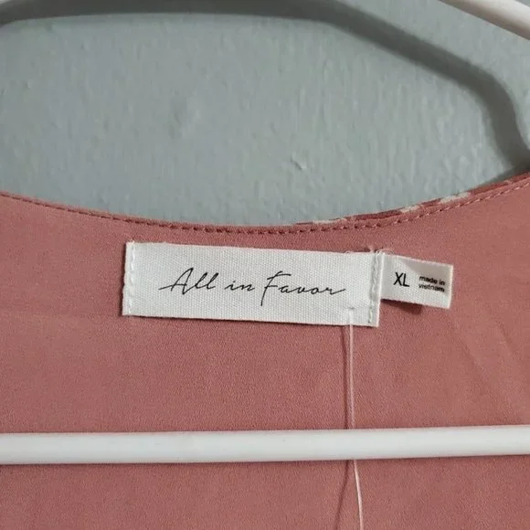 All in Favor Long Sleeve Dress NWT Size XL - Picture 8 of 10